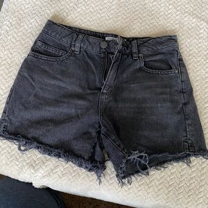Garage - Black Denim Shorts